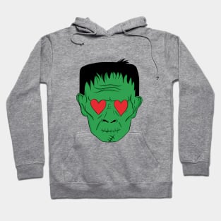 Frankenstein love halloween Hoodie